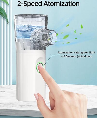 Portable Pet Nebulizer for Cats & Dogs - Handheld Cool Mist Steam Inhaler for Breathing Problems - USB Rechargeable for Home, Travel & Car Use - Veterinary Respiratory Relief Device in Kuwait