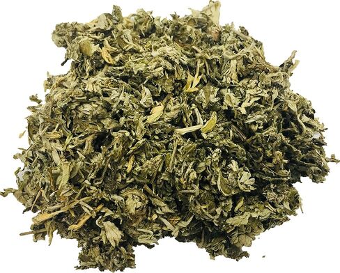 Mugwort herb Pure Leaves Fine Picked Bulk Nil Stem, Stalk, Organic Artemisia vulgaris Chemical Free - 4 ounce (Organic) in Kuwait
