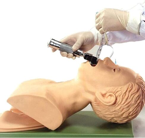 Oral Nasal Intubation Manikin Human Tracheal Intubation Electronic Model Teaching Model Professional Nurse Lab Airway Management Demo PVC Adult in Kuwait