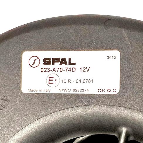 SPAL 30003542 Single Wheel Centrifugal Blower 12 Volt – High-Performance HVAC/Rear-Air Circulation Unit (023-A70-74D 12V) 335 CFM in Saudi Arabia