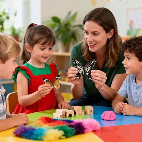 3 Pcs Real Butterfly Specimen - Taxidermy Butterfly DIY Creative Production in Kuwait