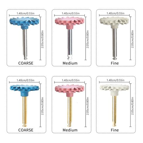 Dental Rubber Polisher Composite Resin Polishing Disc Flex Silicone Diamond 3-Step System RA Disc 14mm Kit Dentist Tools in Kuwait