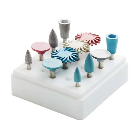 37 Pcs Dental Composite Polishing Discs Tools Polish Wheel Dentist Materials Rubber Polishing Discs for Dentistry Lab in Kuwait