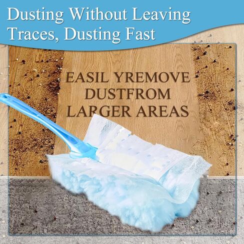 40 Count Electrostatic Duster Refills Replacement Head for Swiffer Dusters, Unscented Disposable Dusters for Cleaning Home, Blinds, Fans, Corners (Only Duster) in Saudi Arabia