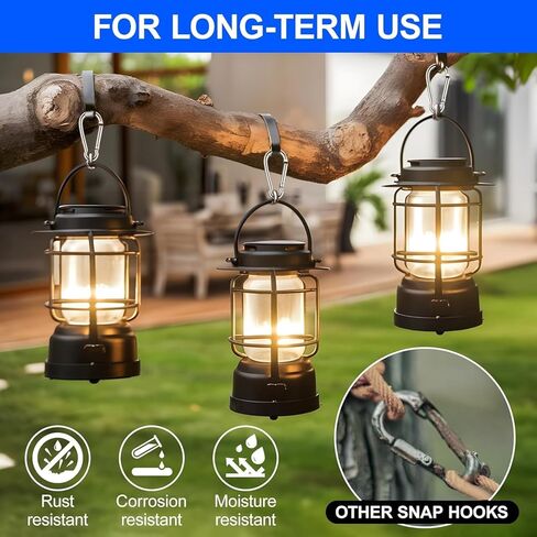 24 قطعة M5 حلقات تسلق صغيرة زنبركية، خطافات فولاذية مجلفنة 1.97 بوصة للتخييم والصيد وإكسسوارات السفر in Kuwait