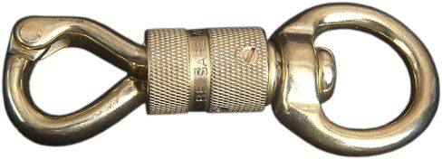 4 Pack 1 in. X 4-1/4 Western Horse Solid Brass Panic Snap with Word in Kuwait