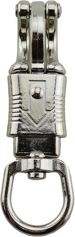 TAODAN 2PCS Silver Zinc Alloy U Shaped Quick Release Buckles 4.69x0.75inch Swivel Pet Leash Hook and Loop Hardware Accessories for Lunge Lines Whip Returns Trailer Tie Downs in Kuwait