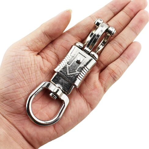 TAODAN 2PCS Silver Zinc Alloy U Shaped Quick Release Buckles 4.69x0.75inch Swivel Pet Leash Hook and Loop Hardware Accessories for Lunge Lines Whip Returns Trailer Tie Downs in Kuwait