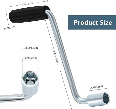 مقبض كرنك خيمة التخييم، كرنك تخييم من الحديد RV من أجل Jayco Viking Coachmen Fleetwood in Kuwait