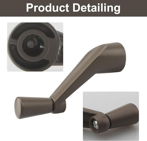 Window Crank Handle Replacement for Andersen 0532408, 3/8 Diameter Spline Operator Handle for Older Anderson Windows, Casement Window Crank for 1974 to 1995 in Kuwait