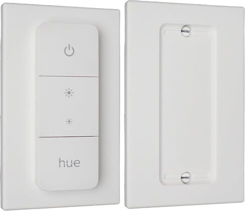 BERKLEY Wall Switch Cover Adapter Plate, Compatible with Philips Hue V2 Dimmer Remote (Double: Toggle + Remote) in Saudi Arabia