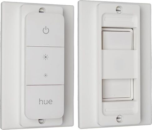 BERKLEY Wall Switch Cover Adapter Plate, Compatible with Philips Hue V2 Dimmer Remote (Double: Toggle + Remote) in Saudi Arabia
