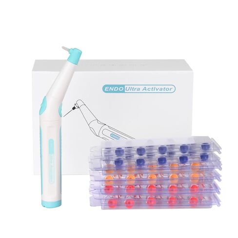 US 60Pcs Tips Basic Instrument USB Recharged Battery Endo Cleaning Sonic Irrigator Ultra Activator (Light Blue) in Saudi Arabia