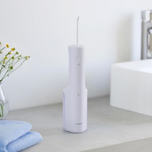 Panasonic 300 Series EW-DJ26-V303 Ultrasonic Dental Water Pulser, Oral Irrigator, 200ml, IPX7, 2 Standard Tips, 5 Pressure Settings, Travel Accessory, Purple in Saudi Arabia