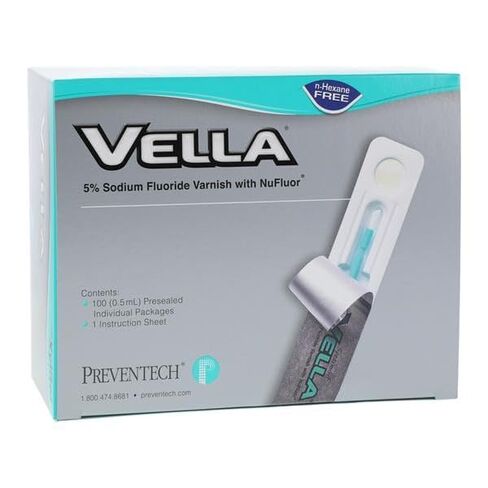 Preventive Technologies 770113 Vella Fluoride Dental Varnish 5% Bubblegum 100/Bx in Saudi Arabia