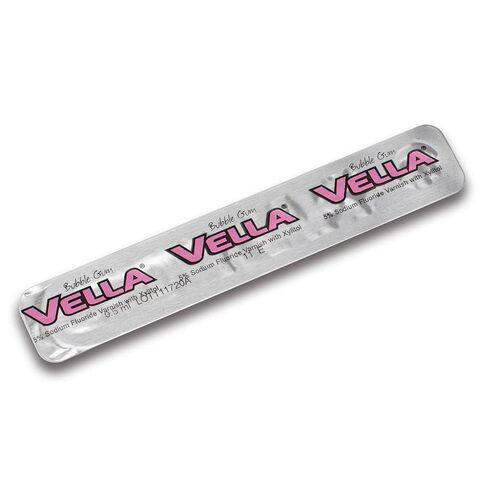 Preventive Technologies 770113 Vella Fluoride Dental Varnish 5% Bubblegum 100/Bx in Saudi Arabia
