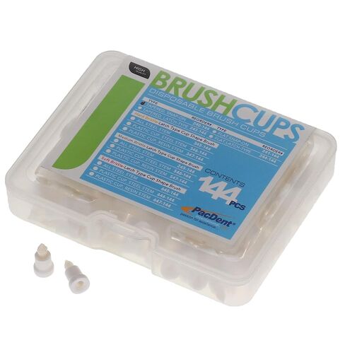 Pac-Dent 240-144 Prophy Brushes Snap-On Type Tapered 144/Pk in Kuwait