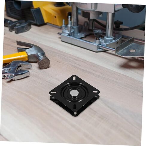 4-Inch Heavy Duty Bar Stool Swivel Plate Replacement Sturdy Steel Swivel Base for Smooth Rotation for Home Bar and Office Use in Saudi Arabia