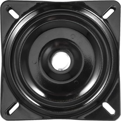 JEUIHAU 2 Pack 6.25 Inches Bar Stool Swivel Plate, Black Bar Stoosl Swivel Plate, Seat Swivel Bases Mount Plate for Bar Stool, Chair, 300 Lbs Load Capacity in Saudi Arabia