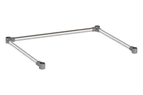 DuraSteel Open Base Work Table Bracing - 30 x 36 Inch Table Stabilizing Leg Cross Braces - Fits Commercial Food Prep Stainless Steel or Maple Wood Worktable in Kuwait
