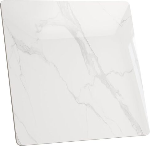 سطح طاولة مربع، سطح طاولة من الحجر الأبيض الملبد مقاس 27.5 سم، استبدال وغطاء سطح المكتب من الرخام بنفسك، مقاوم للخدش والاهتراء، مناسب للاستخدام الداخلي والخارجي in Kuwait