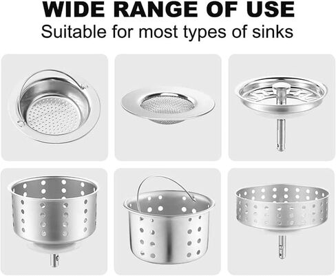 100-Pack Disposable Sink Strainer Bags, Mesh Filter for Collecting Kitchen Waste and Food Scraps, Easy Drainage Solution in Saudi Arabia