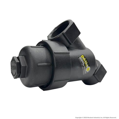 Genuine Banjo LS100-80 - 1" x 1" Y Line Strainer 80 Mesh Stainless Steel Screen with Bonus Mesh Screen Color Chart Keychain in Kuwait