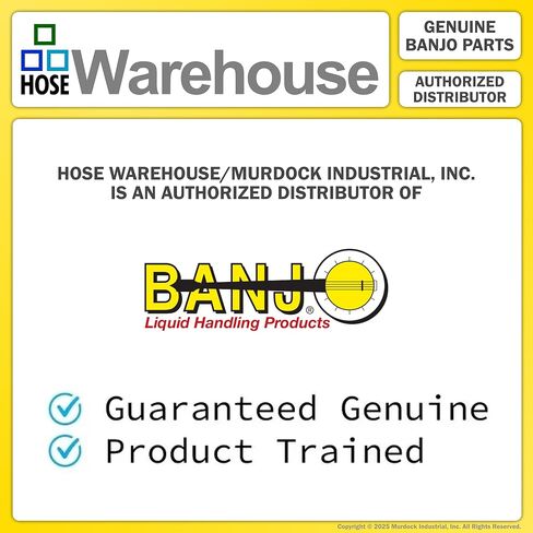 Genuine Banjo LS100-80 - 1" x 1" Y Line Strainer 80 Mesh Stainless Steel Screen with Bonus Mesh Screen Color Chart Keychain in Kuwait