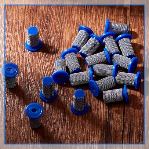 20 Pcs 50 Mesh Strainer Poly Body Stainless Steel Mesh Screen Drip-Proof Poly Check Valve Tip Strainer for Gardening in Kuwait