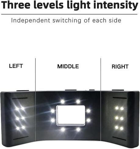 Dental Mobile Phone Fill Light, Dental Oral LED Photography Kits, 3 Group Lights Adjusted Independently & 3D Surround Lighting Design, for Home Salon and Macro Photography in Kuwait
