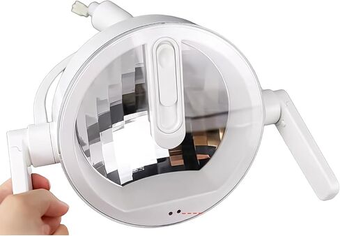 Wall Mounted Dental LED Operating Lamp White Yellow Adjustable Round Shadeless Light in Saudi Arabia