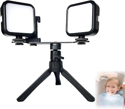 Dental Mobile Phone Fill Light, Dental Photography Light Kit with 48-100Mm Extendable Phone Holder, 3000K-7000K Color Temperature & 3 Group Lights Adjusted Independently for Clear Images in Saudi Arabia