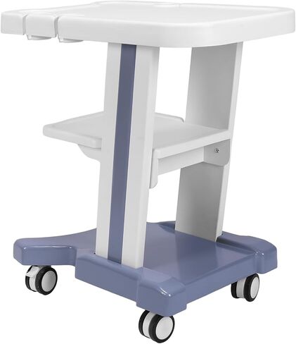 Generic Mobile Trolley Cart for Ultrasonic Imaging Scanner System Cart with 3 Holes 4 Wheels 2 Brake Wheels Mobile Workstation for Hospital Dental Clinics Beauty Salons in Saudi Arabia