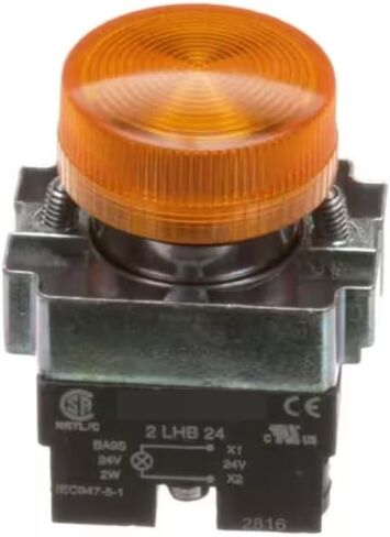 Fits Meiko 2816 947-5-1 24V 2W Light Body with Yellow Lens for K-100E, K-100ET, K-100S in Saudi Arabia