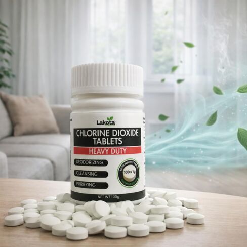 أقراص ثاني أكسيد الكلور CLO2-ODOR - 500 × 1 جرام (1.1 رطل) أفضل قيمة! إزالة رائحة ثاني أكسيد الكلور شديدة التحمل للمنازل والغرف والسيارات والشاحنات والمركبات الترفيهية والمركبات والمباني والمزيد! in Kuwait