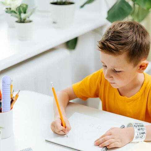 6 Pack Wearable Silicone Memo Wristbands, Waterproof Nurse Notepad Rem，ovable Reminder Bracelets Portable Note Wristbands with Ruler Size 9.3 x 1.8 Inches Suitable for Nurses in Six Colors Silicone Memo Wristband in Kuwait