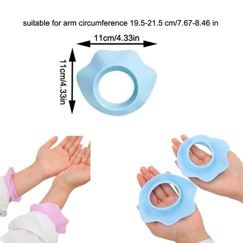 6 Pack Waterproof Face Wash Wristbands Silicone Arm Wrist Towels Arm Water Guards Spa Wash Band Wrist Bands for Washing Face Girls Kids Children Prevent Water from Spilling Down Your Arms in Kuwait