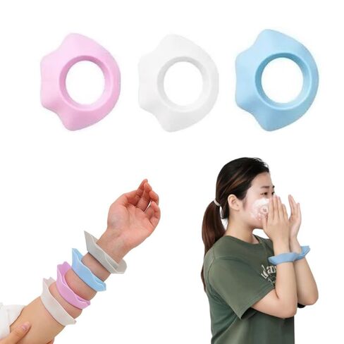 6 Pack Waterproof Face Wash Wristbands Silicone Arm Wrist Towels Arm Water Guards Spa Wash Band Wrist Bands for Washing Face Girls Kids Children Prevent Water from Spilling Down Your Arms in Kuwait