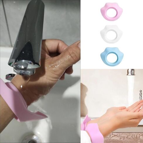 6 Pack Waterproof Face Wash Wristbands Silicone Arm Wrist Towels Arm Water Guards Spa Wash Band Wrist Bands for Washing Face Girls Kids Children Prevent Water from Spilling Down Your Arms in Kuwait