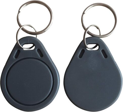 YARONGTECH RFID Key 13.56MHZ Grey Color ISO 14443A Waterproof tag Pack of 10 in Saudi Arabia