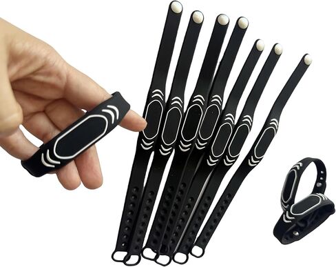 10PCS NFC tag Wristband RFID 125KHz inductive ID Wristband RFID Waterproof Access Management Wristband in Kuwait