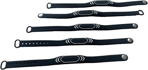 10PCS NFC tag Wristband RFID 125KHz inductive ID Wristband RFID Waterproof Access Management Wristband in Kuwait