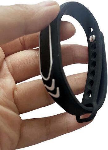 10PCS NFC tag Wristband RFID 125KHz inductive ID Wristband RFID Waterproof Access Management Wristband in Kuwait