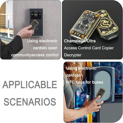 Chameleon Ultra 3. 0 Ultimate RFID Emulator– 125KHz 13.56MHz Dual-Frequency Card Copier, Bluetooth 5.0 USB-C RFID Reader Writer for Access Control Key Fobs in Saudi Arabia