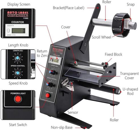 Automatic Counting Label Separator,Fully Automatic Counting,Label Maximum Width 140mm,for Food,Daily Chemicals,Electronics,Medicine in Saudi Arabia