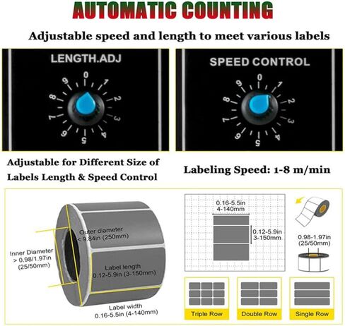 Automatic Counting Label Separator,Fully Automatic Counting,Label Maximum Width 140mm,for Food,Daily Chemicals,Electronics,Medicine in Saudi Arabia