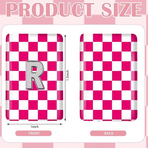 8 Pack 1.5x1 Inch Plaid X-Ray Markers, Resin with L and R Lead Letters, Reusable Washable for Radiology Techs Nurses Dentists Vets in Kuwait