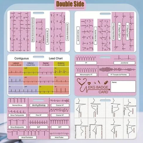 24 PCS Nursing Badge Reference Cards, Nursing School Essentials Student Gifts Success Bundle Supplies Nurse Must Haves, Great Gifts for Nursing Student Accessories, Pocket Size in Saudi Arabia