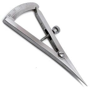 10× Dental Castroviejo Caliper 0 to 20 mm Straight 3.25" Surgical Premium Instruments in Kuwait