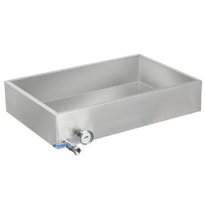 Maple Syrup Evaporator Pan, 30 x 16 x 18.7 Inch Maple Evaporator Pan Stainless Steel Boiling Maple Syrup, 19.5Gal Feed Pan for Home, Outdoor in Kuwait